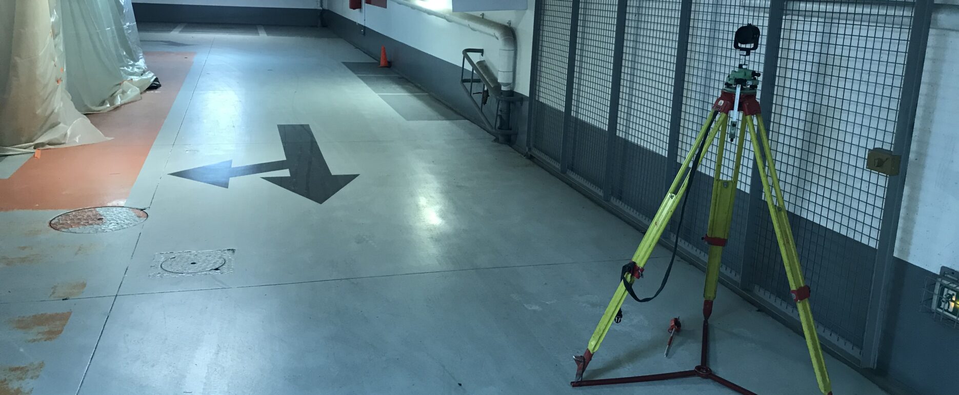 Polygonale dans les sous-sols de l’installation