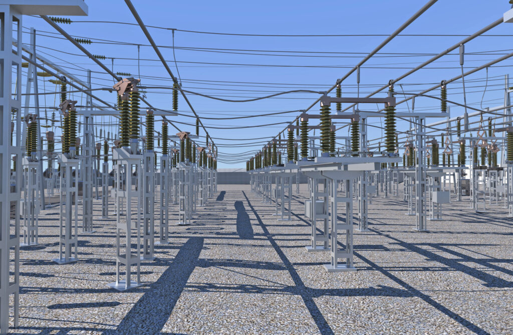 Références projets GEOFIT : modélisation 3D postes électriques