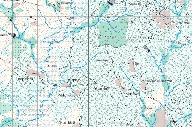 Références : Production cartographique 1/50 000 de type GEOMAPS