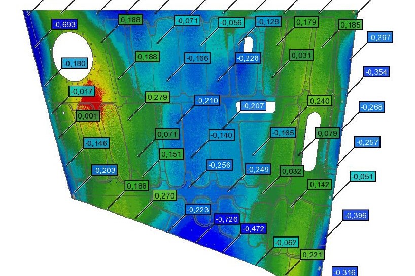 Références GEOFIT : Contrôle géométrique et modélisation de pièces aéronautiques